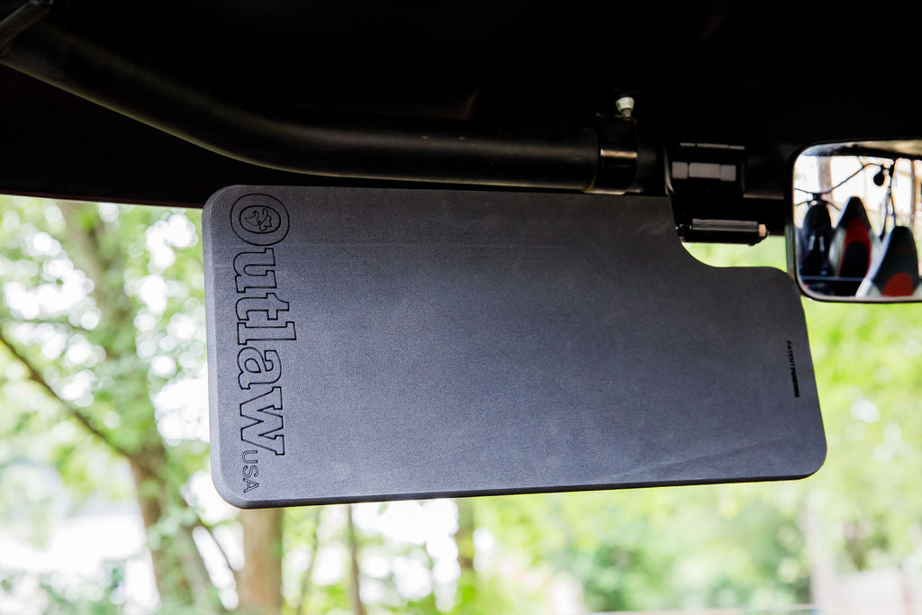 Outlaw UTV Side by Side Visor Kit (mounting hardware & tools included)